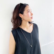 画像4: カレン族シルバーカールピアス マット (4)